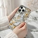 thumbnail image 2 of Funda Mainrenka para iPhone 14 Pro, diseño floral, fantasma, a prueba de golpes, 2 of 7