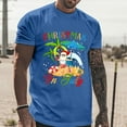 thumbnail image 2 of Wyzesi Custom T Shirts Men with Logo Male Christmas In July Graphic Plus Size T Shirt Print Solid Color Crew Neck Short Sleeve Top Sports T Shirts Long Sleeve for Men, 2 of 5