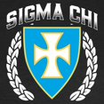 thumbnail image 3 of CafePress - Sigma Chi Flag Colored Long Sleeve T Shirt - Women's Long Sleeve Graphic Tee Casual Fit, 3 of 4