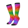 thumbnail image 2 of Balery Colorful Glitter Fun Novelty Socks Men'S Women'S Crew Socks Funny Crazy Novelty Socks Quirky And Cool Socks, 2 of 9