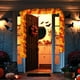 thumbnail image 1 of 175cm Halloween Maple Vines Lights Hanging Wreath, 1 of 6
