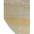 thumbnail image 7 of Unique Loom Jardin Collection Area Rug - Lilly (6' 1" Round Turquoise/Gray), 7 of 7