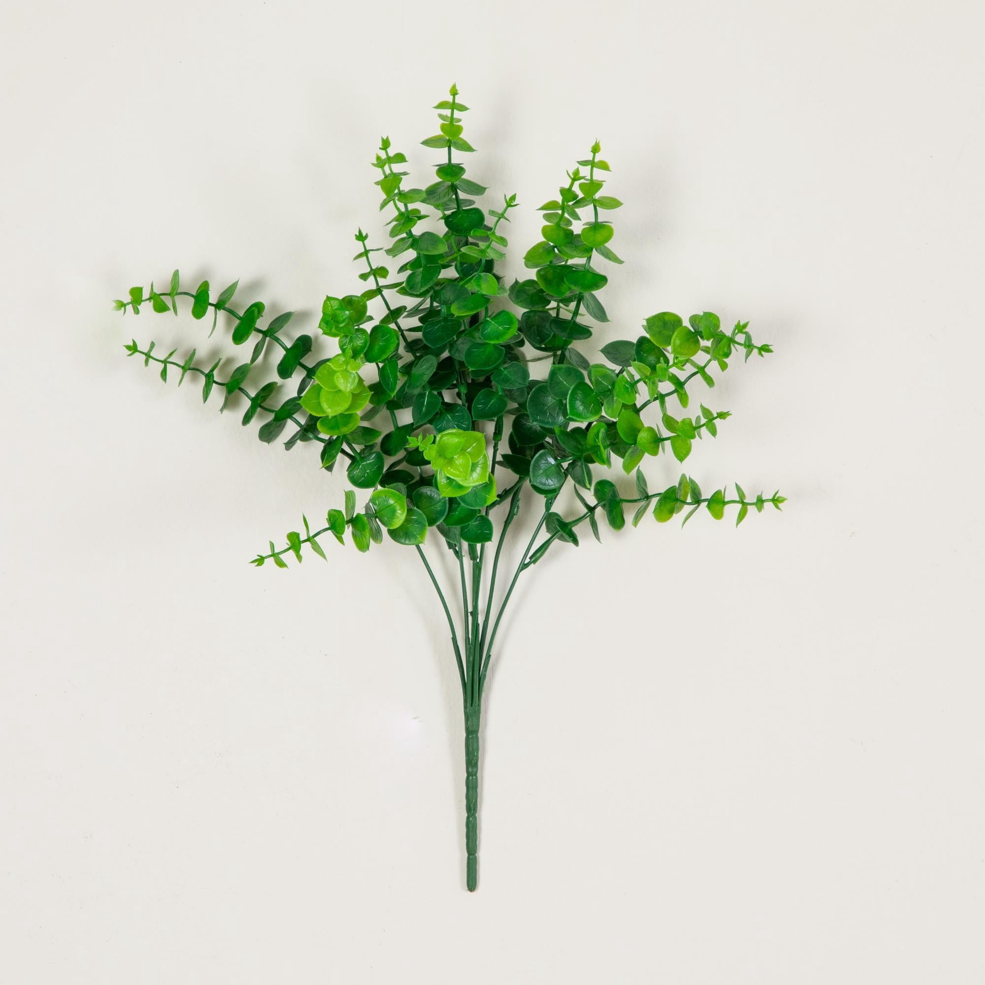 15in. UV Resistant Artificial Eucalyptus Bush (Indoor/Outdoor) - Set of 4