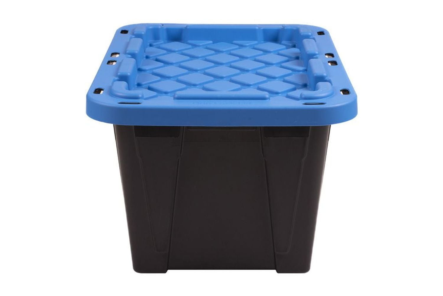 Ramtuff Strong Box 45-L Black and Blue Lid, Ramtuff Strong Box 45L Blue Lid