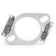 thumbnail image 1 of Brida de escape de acero de 2,5 pulgadas y 63mm, accesorio de repuesto para reparación dividida ovalada plana, 1 of 8
