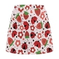 thumbnail image 2 of Uorisango Ladybug Strawberry Women's Tennis Skirt Casual Versatile Women's Active Performance Skort Fashionable Soft Daily Wear with Pockets for Workout Pickleball Running, 2 of 7