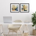 thumbnail image 2 of Stupell Industries Abstract Sunshine Florals 2 Piece Black Framed Print Under Glass Set design by Irena Orlov, 13 x 13, 2 of 10
