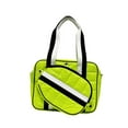 thumbnail image 3 of S SERENABLE Racket Bag Carrying Squash Racquet Bag Removable Adjustable Strap Tennis Bag Green, 3 of 9