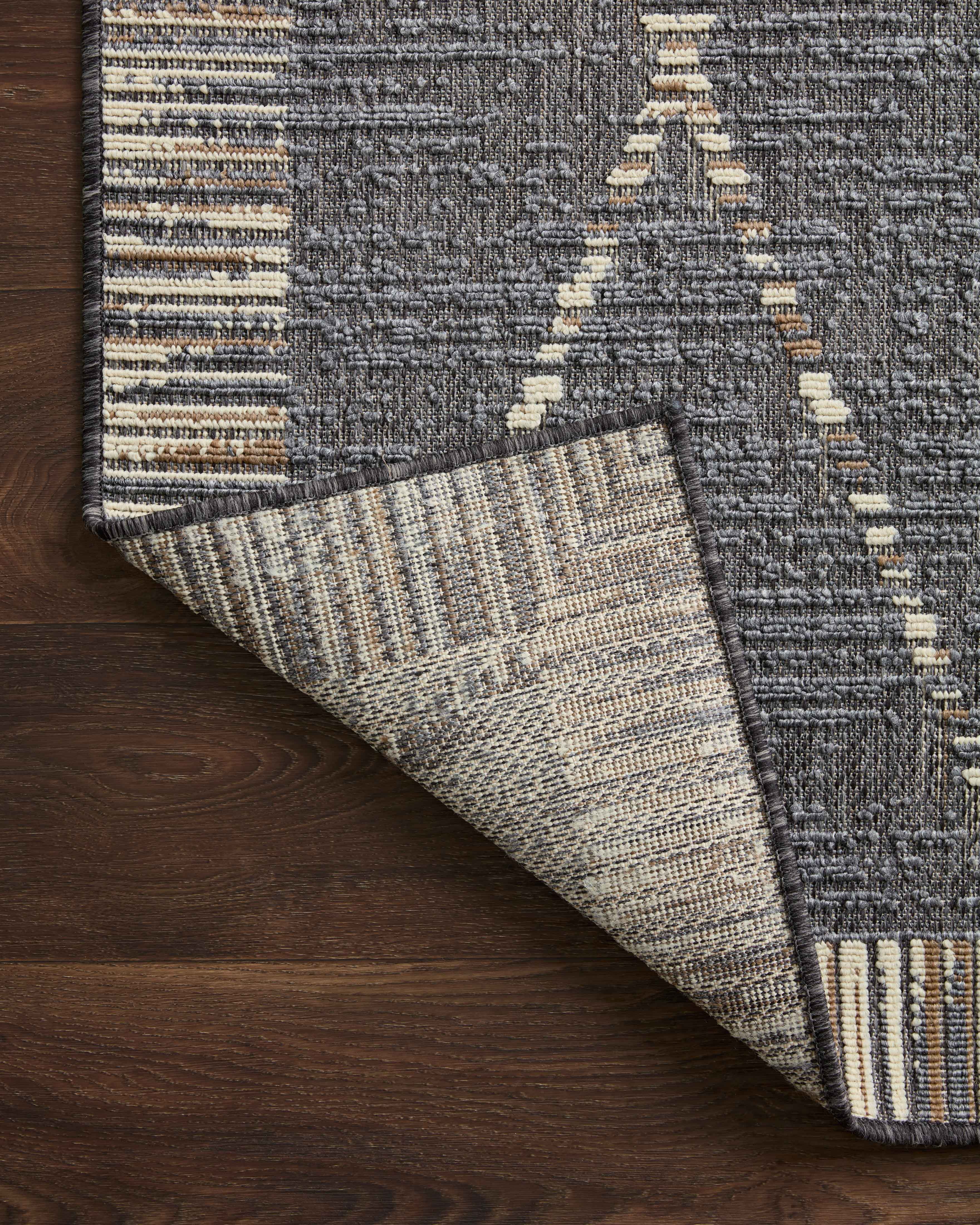 Indoor Outdoor Loloi Rainier Slate / Multicolor 9'-2" x 12'-2" Area Rug