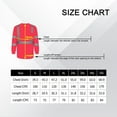 thumbnail image 7 of TCCFCCT High Visibility Shirts for Men Women Class 3 Hi Vis Long Sleeve Shirts for Men Construction, Reflective Safety Work Shirts, Meet ANSI, CXC-Orange L, 7 of 7