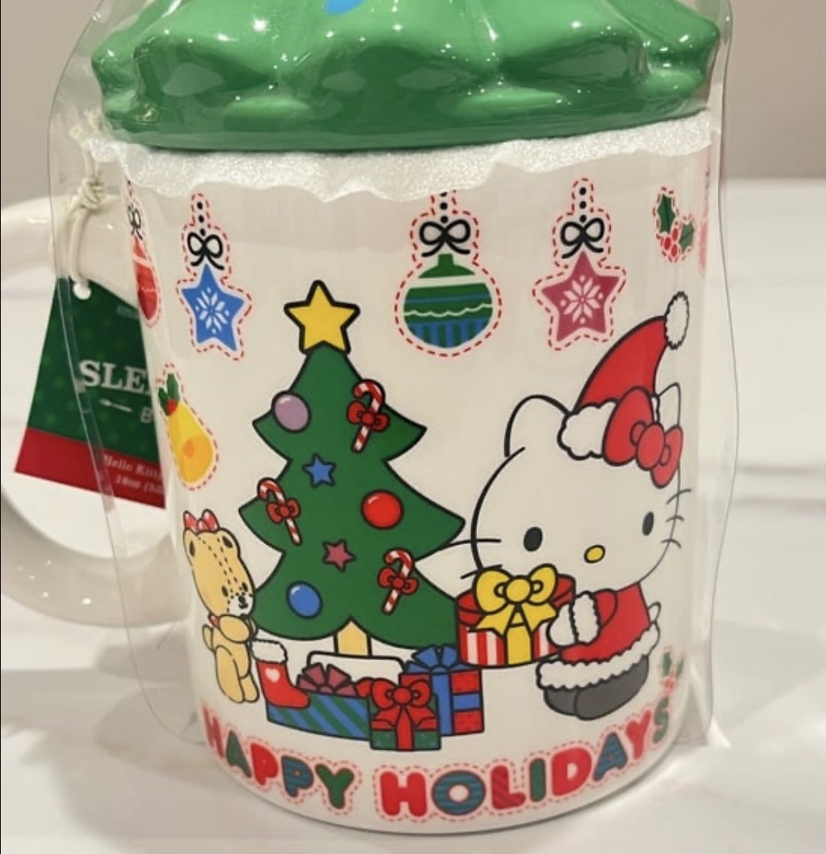 Sanrio Hello Kitty Christmas Tree Topper Mug