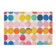 thumbnail image 7 of Yayeee Bath Rug for Bathroom Floor Non Slip Rectangle Fluffy Soft Absorbent Mat, 16"x24", Yellow Circles, 7 of 7
