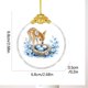 thumbnail image 2 of Colgante de Pascua Dorado 2D Plano para Decoración de Fiestas, Colgante de Cristal, Relleno de Cesta de Pascua, Regalo para Niños, 2 of 4