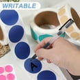 thumbnail image 4 of Uxcell Colored Dot Stickers 1", 1000 Pcs Color Coding Labels Blank Circle Stickers, Brown, 4 of 7