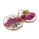 thumbnail image 5 of 1 Par de Pendientes de Gota de Flores Secas de Resina de Moda para Mujer,, 5 of 9