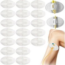 20 Pcs Catheter Stabilization Device,Bexikou Catheter Tube Holder,Catheter Leg Strap Adhesive Catheter Leg Band Holder,Catheter Supplies for Single/Double Tube