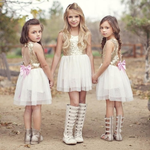 Girls sparkly dresses sale