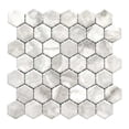 thumbnail image 6 of The Tile Life Eterna Hex 4" x 4" Onice Glass Mosaic Tile Sample, 1 Piece, 6 of 14