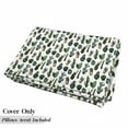 thumbnail image 5 of Cactus Floor Pillow Lounger Cover, Sketchy Spiked Mexican Garden Foliage Boho Hand Drawn Style Line Art Cacti in Pots, Nap Mat Printed Fabric Case for 5 Pillows, 88" x 36", Multicolor, by Ambesonne, 5 of 5
