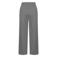 thumbnail image 4 of Girls Flare Leggings High Waisted Yoga Bootcut Pants Bell Bottoms with Pockets School Uniform, 4 of 5