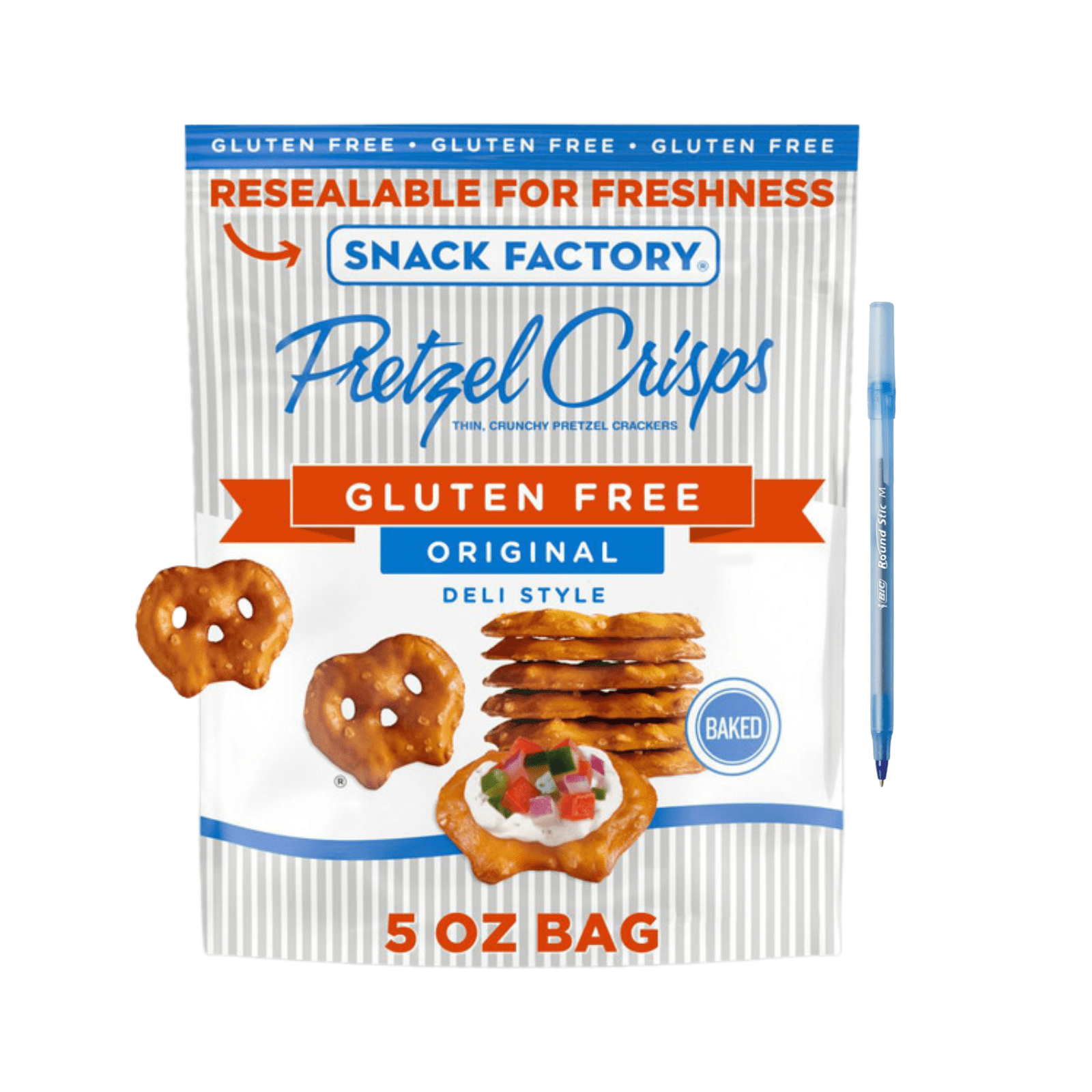 Factory Gluten-Free Pretzel Crisps 5 oz