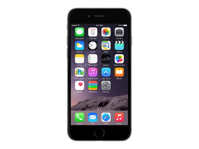 Apple Iphone 6 4g Smartphone 64 Gb Lcd Display 4 7 1334 X 750 Pixels Rear Camera 8 Mp Front Camera 1 2 Mp At T Space Gray Walmart Com