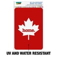 thumbnail image 2 of Canada Maple Leaf Home Country Solid Red Officially Licensed Home Business Office Sign, 2 of 6