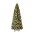 thumbnail image 1 of Home Heritage Mahogany Pine 10 Foot Prelit Artificial Tree, Clear Lights, 1 of 7