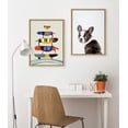thumbnail image 7 of Kate and Laurel Sylvie Animal Studio French Bulldog Framed Canvas Wall Art by Amy Peterson Art Studio, 18x24 Natural, Modern Dog Portrait Art for Wall, 7 of 7