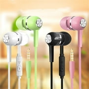 Wired Earbuds with Microphone, In-Ear Noise Isolating Headphones, 3.5mm Jack, Crystal Clear Sound, Bass Enhanced, Compatible with Phones, Laptops, S12 Model Time-Limited Price Slashes & Steals