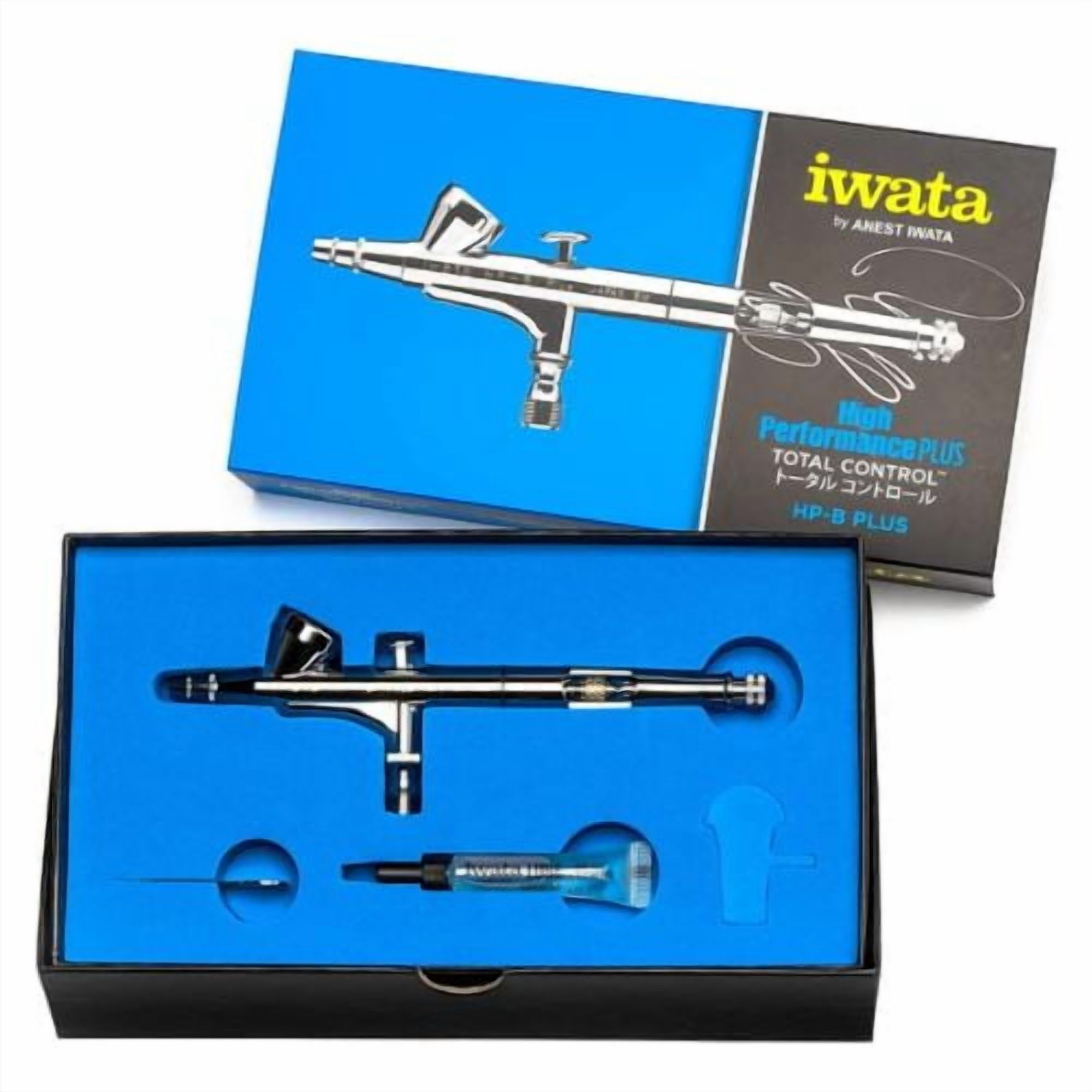 Iwata-Medea HP-B Plus Gravity Feed Dual Action Airbrush with Small Cup (1.8 ml / 0.06 oz)