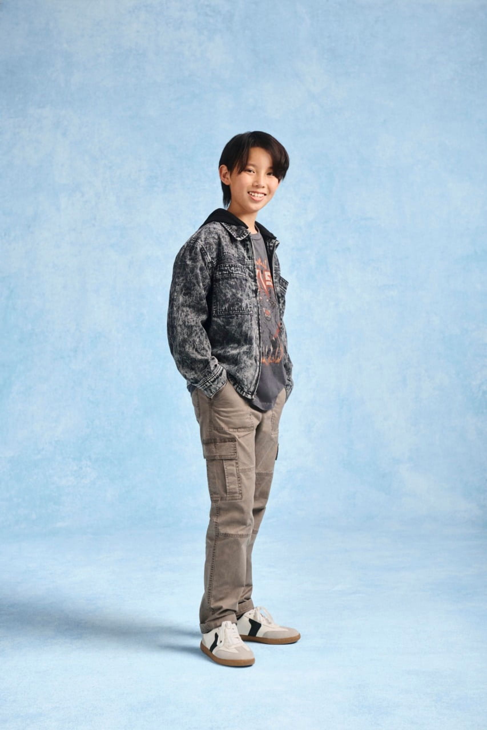Weekend Academy Boys Hooded Denim Jacket, Sizes 4-18