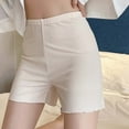 thumbnail image 2 of JUSLIO Ladies Underwear Breathable Boxer Briefs Mid waist Butt Lifting Comfortable Panties Beige Free Size, 2 of 4