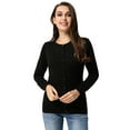 thumbnail image 6 of Grace Karin Classic Women's Button Down Crew Neck Sweater Knit Cardigan Long Sleeve (S~3XL), 6 of 7