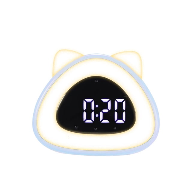Toystoory Cat Wake-Up Termómetro Lámpara de reloj de noche con luz LED Decoración del hogar Numero 3 Toystoory HA026006-03