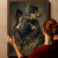 thumbnail image 6 of Belgian Tervuren Dog Canvas Painting Canvas Art Prints Bathroom Artwork for Wall Living Room Bedroom Bathroom Wall Art Framed Art Wall Decor Wood Wall Hanging Art, 6 of 6