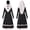 Black, variant on 2PCS Musli𝗆 Prayer Dress Girls Jilbab Burka Abaya Hijab Khimar Full Cover Lace Ramadan Islami𝖼 𝖣ubai Dress