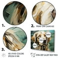 thumbnail image 3 of Designart "Portraits Of Elegant Labradors" Animals Dog Floater Framed Canvas Wall Art, 3 of 5