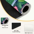 thumbnail image 3 of Mahjong Mat 31.5" x 31.5" Tropical Botanical Palm Trees Flowers Boats Geometric Center Non-Slip Noise Reduction Mahjong Tiles Table Cover for Dominoes Poker Card Board and Tile Games, 3 of 6