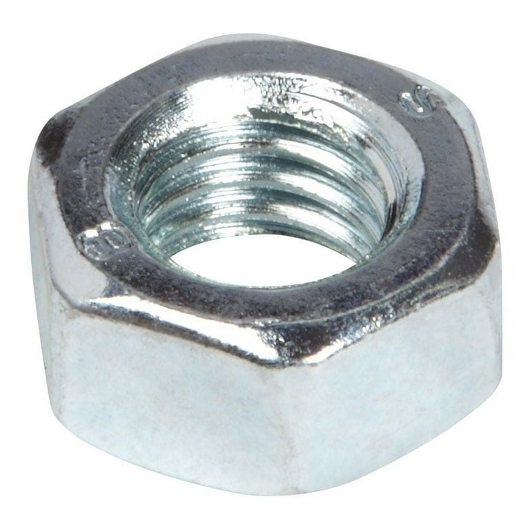 Hillman 5/16 in. Zinc Dichromate Steel USS Hex Nut 100 pk Hillman 5/16 in. Zinc Dichromate Steel USS Hex Nut 100 pk