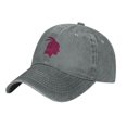 thumbnail image 2 of DouZhe Adjustable Washed Cotton Baseball Cap - Native American Indians Style Prints Vintage Dad Hat Unisex Sports Caps (Gray), 2 of 7