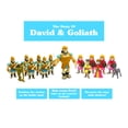 David & Goliath 16 Piece Playset by BibleToys Christian Faith Based