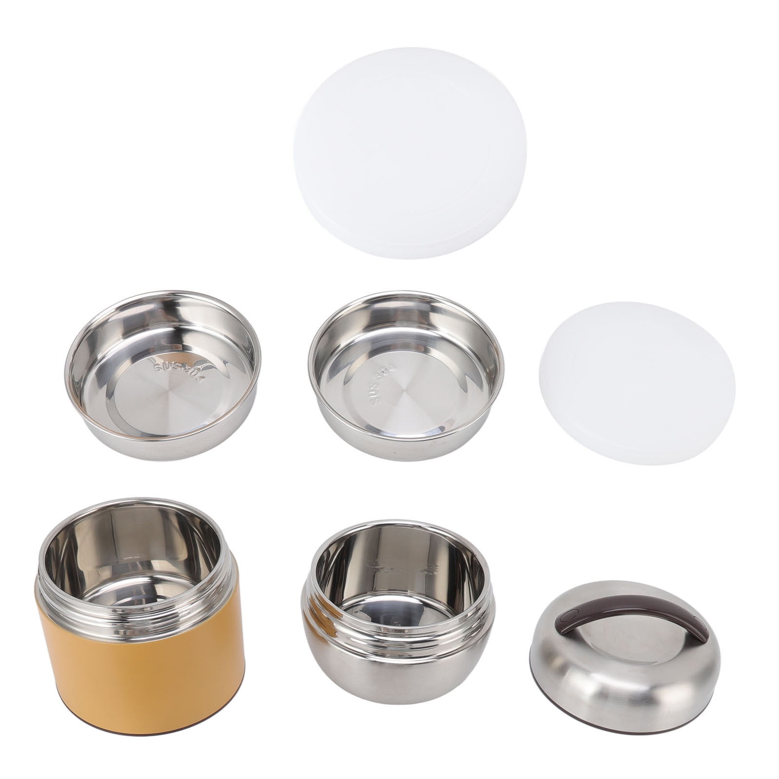 1.5L Thermal Lunch Box 304 Stainless Steel Leakage Proof Multi Layer Vacuum Bento Box for Travel Picnic Office Xemplaro