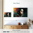 thumbnail image 4 of Elephant Stock Vibrant African Woman Wall Art - Horizontal Canvas Wall Art - Living Room Wall Decor - People Canvas - Black And Yellow Decor - 24" x 16", 4 of 8