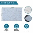 thumbnail image 6 of Blue Branches Placemats Set of 6, Vintage Art Farmhouse Placemats for Dining Table, Place Mats for Kitchen Tabletop, Waterproof Wipeable Dining Table Mats Set, 6 of 9