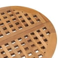 thumbnail image 5 of vidaXL 3 Piece Folding Outdoor Dining Set with Cushion Solid Teak Wood, 5 of 5