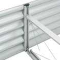 thumbnail image 5 of vidaXL Garden Raised Bed 320x80x44 cm Galvanised Steel Silver, 5 of 5