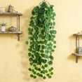 thumbnail image 6 of 1Pcs Artificial Green Creeper Vines with Hanging Planters Simulation Rattan Wall Decoration for Indoor Outdoor Home Party Weather Resistant No Maintenance Bright Lifelike Green, 6 of 6