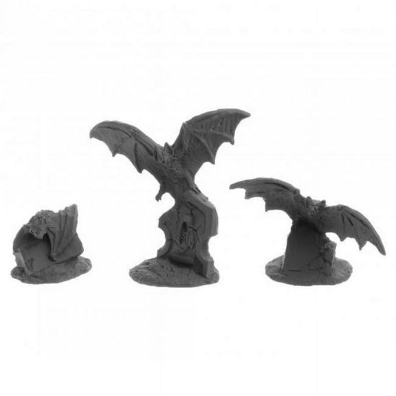Reaper Miniatures REM07058 Dungeon Dwellers Giant Bats Figure - Set of 3