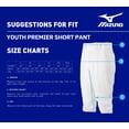thumbnail image 2 of Pantalón Corto Mizuno Youth Premier Talla Pequeña Carbón Oscuro, 2 of 5
